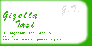 gizella tasi business card